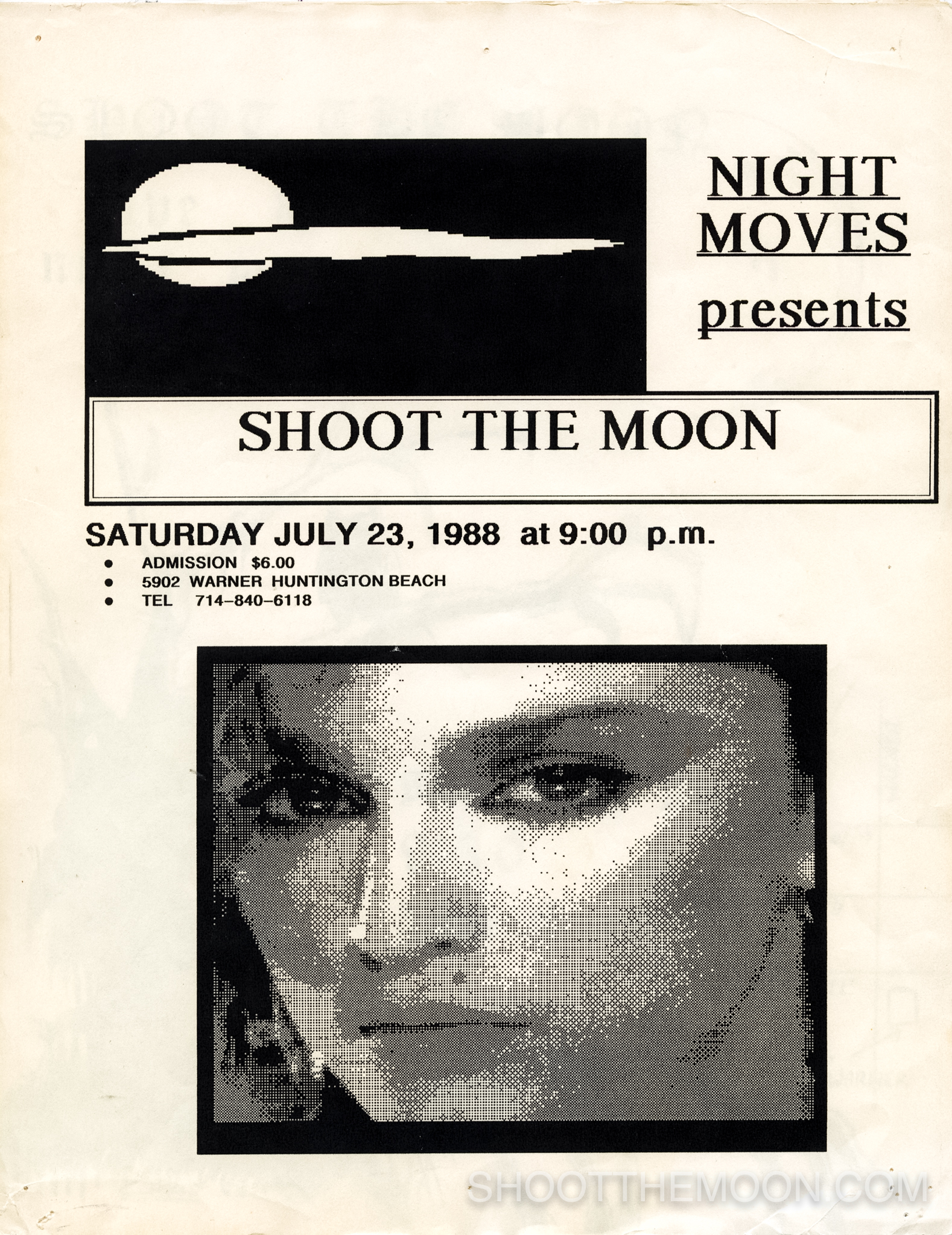 Ken Hada Photography 1988-07-23 Shoot The Moon Flyer-01