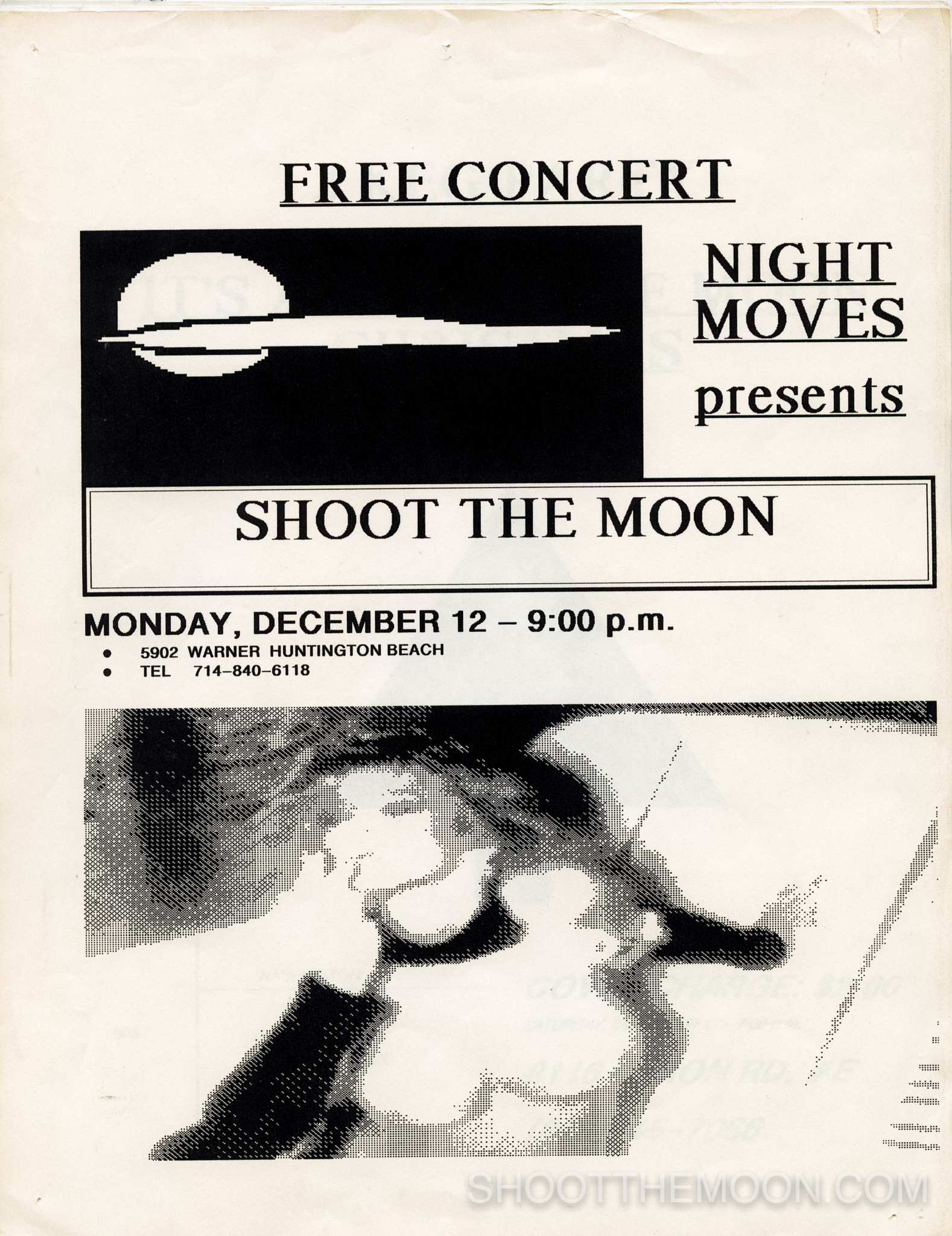 Ken Hada Photography 1988-12-12 Shoot The Moon Flyer